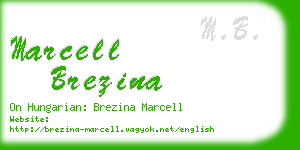 marcell brezina business card
